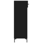 vidaXL Pantofar, negru, 30x35x105 cm, lemn compozit vidaXL Pantofar, negru, 30x35x105 cm, lemn compozit