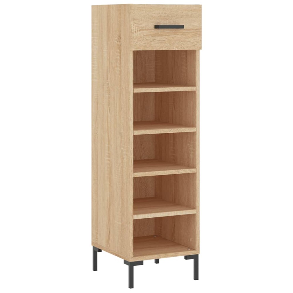 vidaXL Dulap de pantofi stejar Sonoma 30x35x105 cm lemn prelucrat
