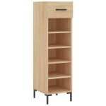 vidaXL Dulap de pantofi stejar Sonoma 30x35x105 cm lemn prelucrat vidaXL Dulap de pantofi stejar Sonoma 30x35x105 cm lemn prelucrat