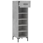 vidaXL Pantofar, gri beton, 30x35x105 cm, lemn compozit vidaXL Pantofar, gri beton, 30x35x105 cm, lemn compozit