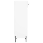 vidaXL Pantofar, alb, 30x35x105 cm, lemn compozit