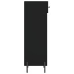 vidaXL Pantofar, negru, 30x35x105 cm, lemn compozit vidaXL Pantofar, negru, 30x35x105 cm, lemn compozit