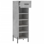 vidaXL Pantofar, gri beton, 30x35x105 cm, lemn compozit vidaXL Pantofar, gri beton, 30x35x105 cm, lemn compozit