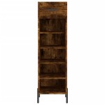 vidaXL Pantofar, stejar afumat, 30x35x105 cm, lemn compozit vidaXL Pantofar, stejar afumat, 30x35x105 cm, lemn compozit