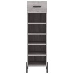 vidaXL Pantofar, gri sonoma, 30x35x105 cm, lemn compozit vidaXL Pantofar, gri sonoma, 30x35x105 cm, lemn compozit