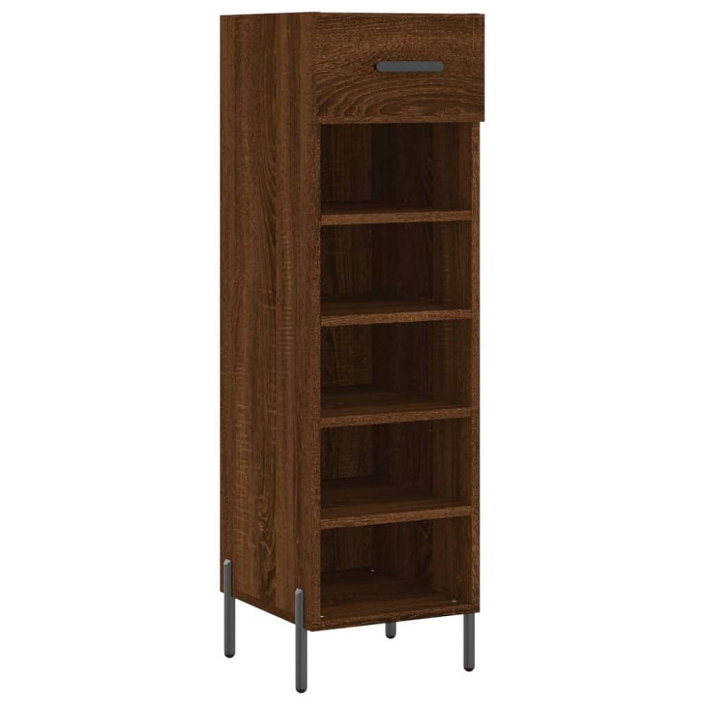 vidaXL Pantofar, stejar maro, 30x35x105 cm, lemn compozit