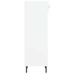 vidaXL Pantofar, alb extralucios, 30x35x105 cm, lemn prelucrat vidaXL Pantofar, alb extralucios, 30x35x105 cm, lemn prelucrat