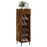 vidaXL Pantofar, stejar afumat, 30x35x105 cm, lemn compozit vidaXL Pantofar, stejar afumat, 30x35x105 cm, lemn compozit
