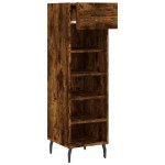 vidaXL Pantofar, stejar afumat, 30x35x105 cm, lemn compozit vidaXL Pantofar, stejar afumat, 30x35x105 cm, lemn compozit