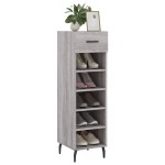 vidaXL Pantofar, gri sonoma, 30x35x105 cm, lemn compozit vidaXL Pantofar, gri sonoma, 30x35x105 cm, lemn compozit