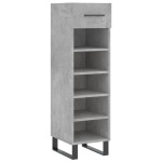 vidaXL Pantofar, gri beton, 30x35x105 cm, lemn compozit vidaXL Pantofar, gri beton, 30x35x105 cm, lemn compozit