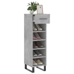 vidaXL Pantofar, gri beton, 30x35x105 cm, lemn compozit vidaXL Pantofar, gri beton, 30x35x105 cm, lemn compozit