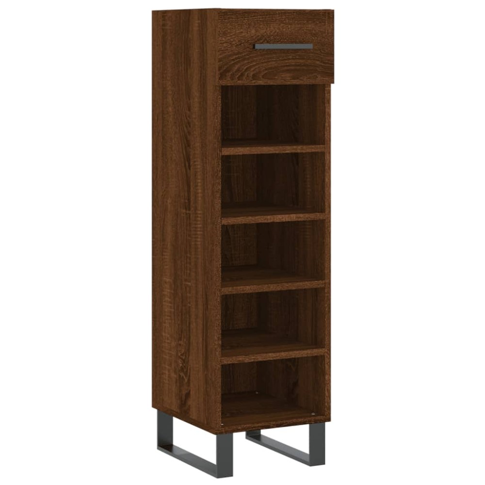 vidaXL Pantofar, stejar maro, 30x35x105 cm, lemn compozit