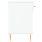 vidaXL Bancă de pantofi, alb, 102x35x55 cm, lemn prelucrat vidaXL Bancă de pantofi, alb, 102x35x55 cm, lemn prelucrat