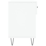 vidaXL Bancă de pantofi, alb, 102x35x55 cm, lemn prelucrat vidaXL Bancă de pantofi, alb, 102x35x55 cm, lemn prelucrat