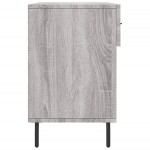 vidaXL Bancă de pantofi, gri sonoma, 102x35x55 cm, lemn prelucrat