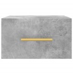 vidaXL Noptieră de perete, gri beton, 35x35x20 cm vidaXL Noptieră de perete, gri beton, 35x35x20 cm