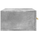 vidaXL Noptieră de perete, gri beton, 35x35x20 cm vidaXL Noptieră de perete, gri beton, 35x35x20 cm