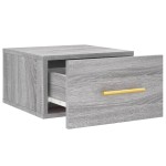 vidaXL Noptieră montată pe perete gri Sonoma 35x35x20 cm vidaXL Noptieră montată pe perete gri Sonoma 35x35x20 cm