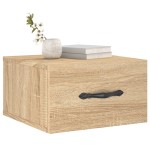 vidaXL Noptieră de perete, stejar sonoma, 35x35x20 cm