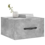 vidaXL Noptiere montate pe perete 2 buc. gri beton 35x35x20 cm vidaXL Noptiere montate pe perete 2 buc. gri beton 35x35x20 cm