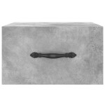 vidaXL Noptiere montate pe perete 2 buc. gri beton 35x35x20 cm vidaXL Noptiere montate pe perete 2 buc. gri beton 35x35x20 cm