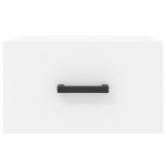 vidaXL Noptiere de perete, 2 buc., alb, 35x35x20 cm