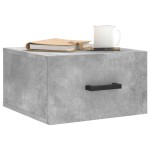 vidaXL Noptiere montate pe perete 2 buc. gri beton 35x35x20 cm vidaXL Noptiere montate pe perete 2 buc. gri beton 35x35x20 cm