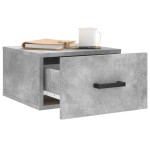 vidaXL Noptiere montate pe perete 2 buc. gri beton 35x35x20 cm vidaXL Noptiere montate pe perete 2 buc. gri beton 35x35x20 cm