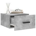 vidaXL Noptieră de perete, gri beton, 35x35x20 cm vidaXL Noptieră de perete, gri beton, 35x35x20 cm
