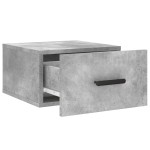 vidaXL Noptiere montate pe perete 2 buc. gri beton 35x35x20 cm