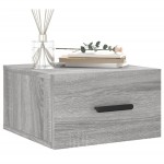 vidaXL Noptieră montată pe perete gri Sonoma 35x35x20 cm vidaXL Noptieră montată pe perete gri Sonoma 35x35x20 cm