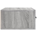 vidaXL Noptieră montată pe perete gri Sonoma 35x35x20 cm vidaXL Noptieră montată pe perete gri Sonoma 35x35x20 cm