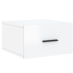 vidaXL Noptiere de perete, 2 buc., alb extralucios, 35x35x20 cm vidaXL Noptiere de perete, 2 buc., alb extralucios, 35x35x20 cm