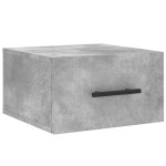 vidaXL Noptieră de perete, gri beton, 35x35x20 cm vidaXL Noptieră de perete, gri beton, 35x35x20 cm