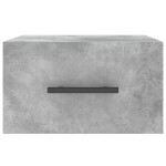 vidaXL Noptieră de perete, gri beton, 35x35x20 cm vidaXL Noptieră de perete, gri beton, 35x35x20 cm