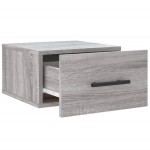 vidaXL Noptieră montată pe perete gri Sonoma 35x35x20 cm