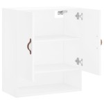 vidaXL Dulap de perete, alb, 60x31x70 cm, lemn compozit