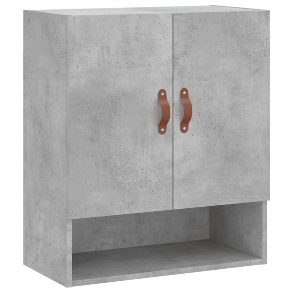 vidaXL Dulap de perete, gri beton, 60x31x70 cm, lemn compozit