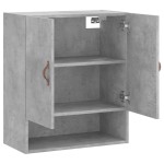vidaXL Dulap de perete, gri beton, 60x31x70 cm, lemn compozit vidaXL Dulap de perete, gri beton, 60x31x70 cm, lemn compozit