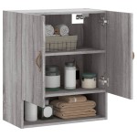vidaXL Dulap de perete, gri sonoma, 60x31x70 cm, lemn compozit