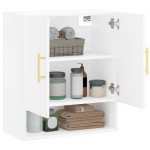 vidaXL Dulap de perete, alb, 60x31x70 cm, lemn compozit