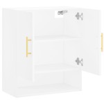 vidaXL Dulap de perete, alb, 60x31x70 cm, lemn compozit