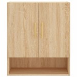 vidaXL Dulap de perete, stejar sonoma, 60x31x70 cm, lemn compozit vidaXL Dulap de perete, stejar sonoma, 60x31x70 cm, lemn compozit