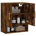 vidaXL Dulap de perete, stejar fumuriu, 60x31x70 cm, lemn compozit
