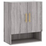 vidaXL Dulap de perete, gri sonoma, 60x31x70 cm, lemn compozit