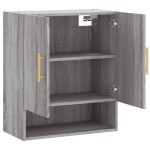 vidaXL Dulap de perete, gri sonoma, 60x31x70 cm, lemn compozit
