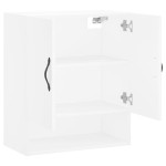 vidaXL Dulap de perete, alb, 60x31x70 cm, lemn compozit