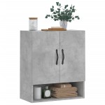 vidaXL Dulap de perete, gri beton, 60x31x70 cm, lemn compozit