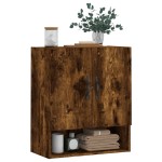 vidaXL Dulap de perete, stejar fumuriu, 60x31x70 cm, lemn compozit